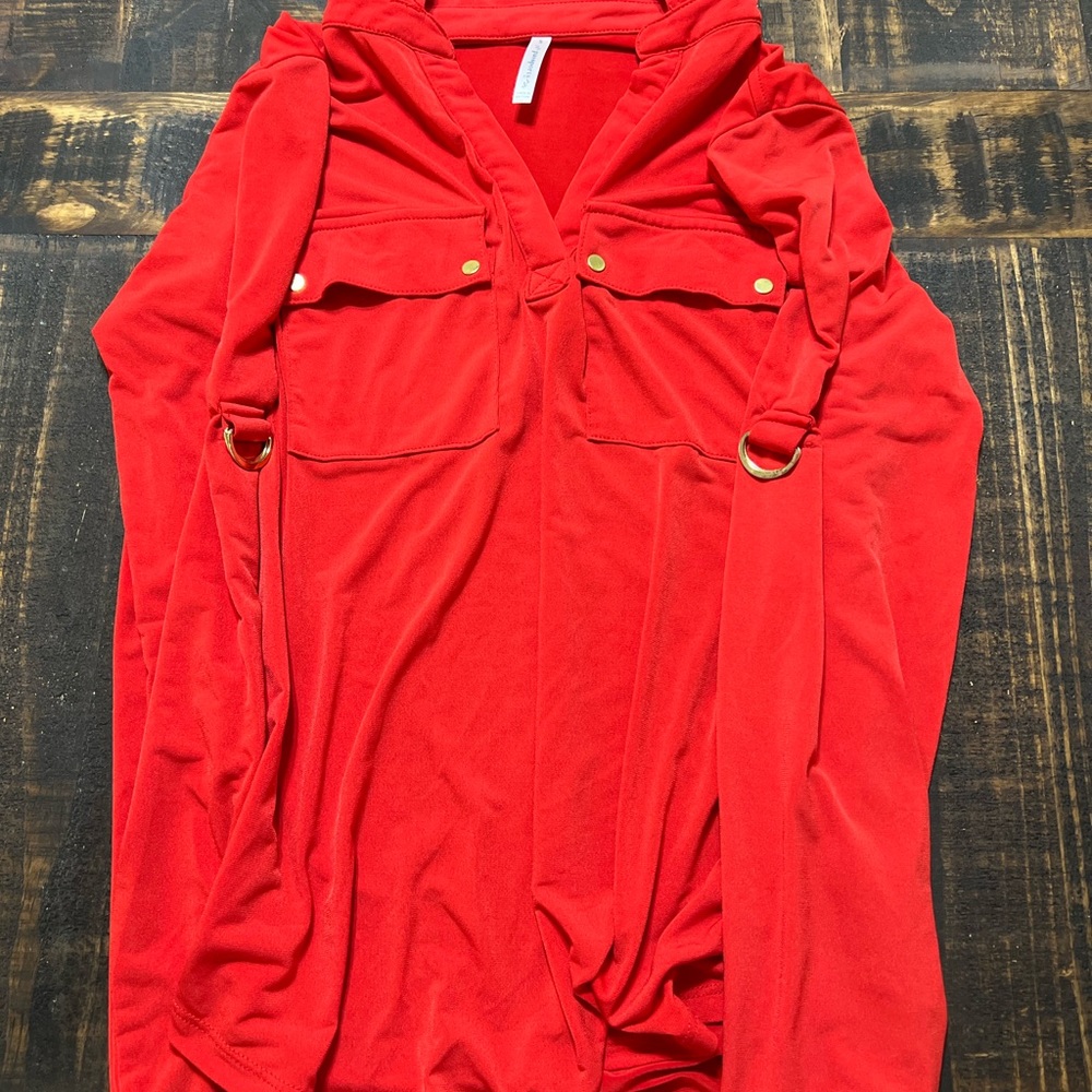 Red Dress Shirt